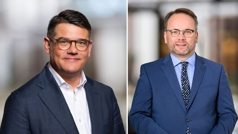 Ministerpräsident Boris Rhein und Kulturminister Timon Gremmels