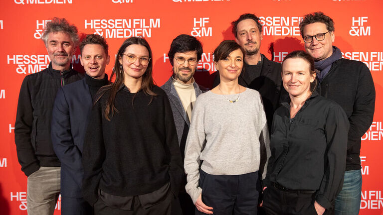 Beim Hessen-Empfang zur 75. Berlinale waren bekannte Filmgrößen, kreative Köpfe der Branche und vielversprechender Nachwuchs in der hessischen Landesvertretung in Berlin zu Gast.