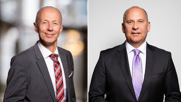 Kultusminister Armin Schwarz und Innenminister Prof. Dr. Roman Poseck