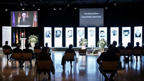 Gedenkveranstaltung Hanau Gedenkveranstaltung Hanau