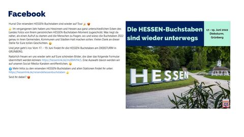 Facebook-Post vom 15.06.2022
