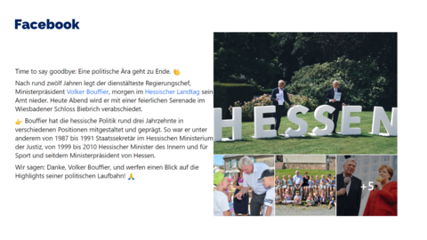 Facebook-Post vom 30. Mai 2022 Facebook-Post vom 30. Mai 2022
