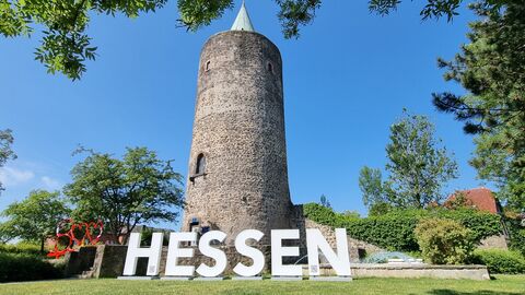 Die reisenden HESSEN-Buchstaben in Grünberg Die reisenden HESSEN-Buchstaben in Grünberg