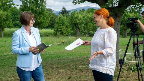 Priska Hinz und Madlen Overdick Priska Hinz und Madlen Overdick