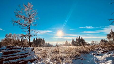 Winterstimmung auf dem Hohen Meißner Winterstimmung auf dem Hohen Meißner