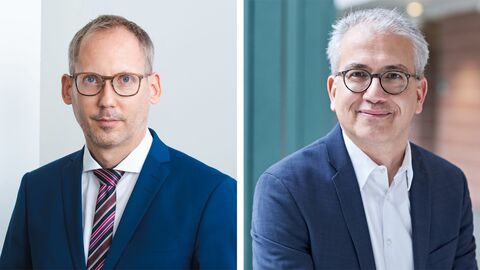 Sozialminister Kai Klose, Wirtschaftsminister Tarek Al-Wazir Sozialminister Kai Klose, Wirtschaftsminister Tarek Al-Wazir
