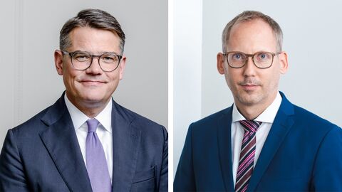 Ministerpräsident Boris Rhein, Sozialminister Kai Klose Ministerpräsident Boris Rhein, Sozialminister Kai Klose