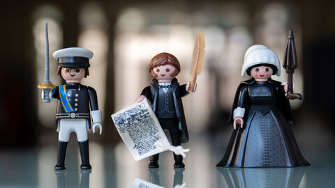 Figuren Playmobil-Ausstellung 175 Jahre Paulskirche Figuren aus der Playmobil-Ausstellung 175 Jahre Paulskirche