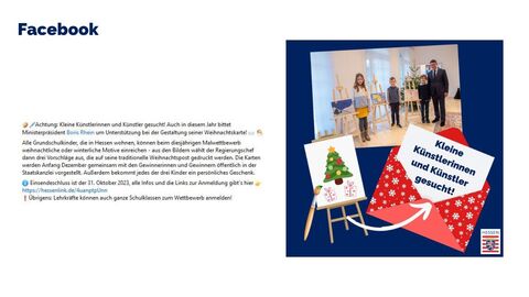 Facebook-Post vom 10. Oktober 2023