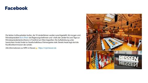 Facebook-Post vom 11. Oktober 2023