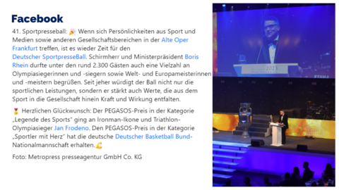 Facebook-Post vom 5. November 2023