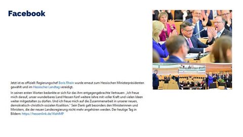 Facebook-Post vom 18. Januar 2024