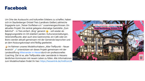 Facebook-Post vom 23. Dezember 2023