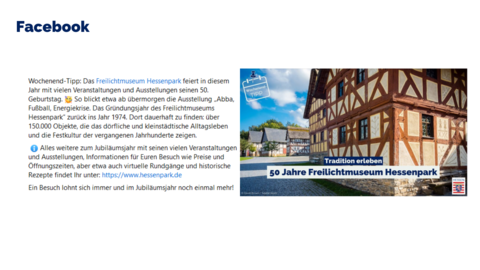 Facebook-Post vom 15. März 2024