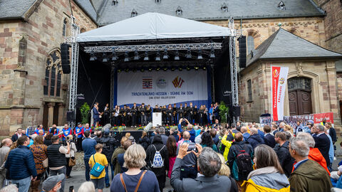 Hessentag 2024 Bühne auf dem Hessentag 2024