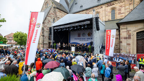 Hessentag 2024 Bühne am Hessentag 2024 in Fritzlar