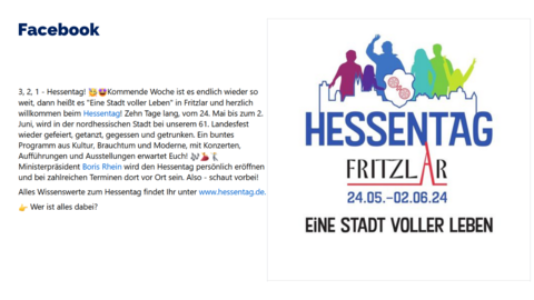 Facebook-Post von Sonntag, 19. Mai 2024 um 16:00