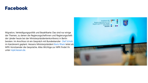 Facebook-Post vom 20. Juni 2024