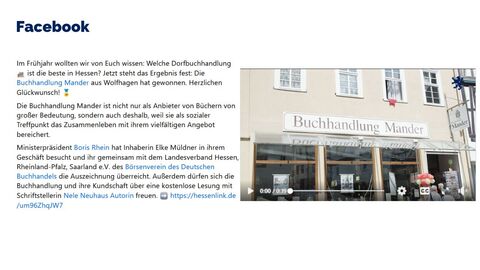 Facebook-Post vom 27. Juni 2024