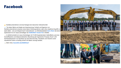 Facebook-Post vom 17. September 2024