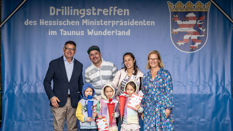 Ministerpräsident Rhein beim Drillingstreffen 2025 Ministerpräsident Rhein beim Drillingstreffen 2025