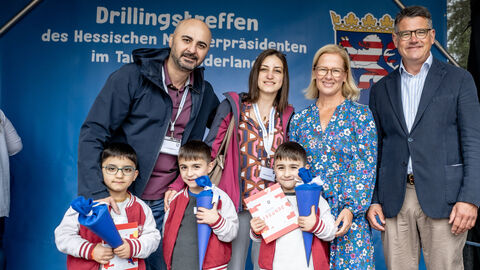 Ministerpräsident Rhein beim Drillingstreffen 2025 Ministerpräsident Rhein beim Drillingstreffen 2025