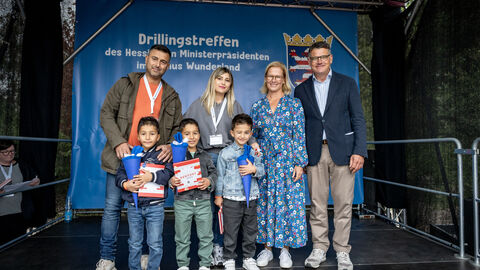 Ministerpräsident Rhein beim Drillingstreffen 2025 Ministerpräsident Rhein beim Drillingstreffen 2025