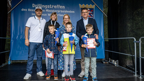 Ministerpräsident Rhein beim Drillingstreffen 2025 Ministerpräsident Rhein beim Drillingstreffen 2025