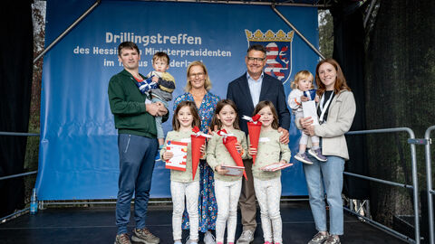 Ministerpräsident Rhein beim Drillingstreffen 2025 Ministerpräsident Rhein beim Drillingstreffen 2025