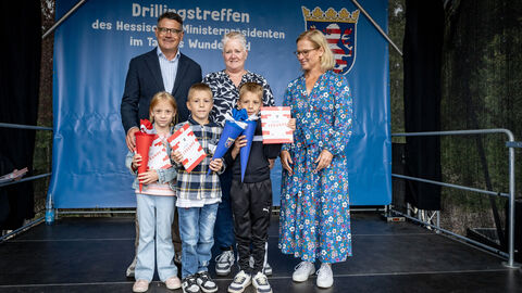 Ministerpräsident Rhein beim Drillingstreffen 2025 Ministerpräsident Rhein beim Drillingstreffen 2025