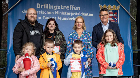 Ministerpräsident Rhein beim Drillingstreffen 2025 Ministerpräsident Rhein beim Drillingstreffen 2025