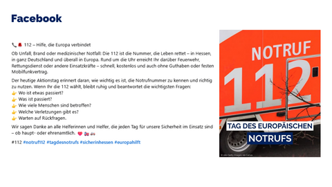 Facebook-Post vom 11. Februar 2026