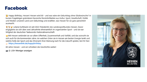 Facebook-Post Archiv KW 31 2026