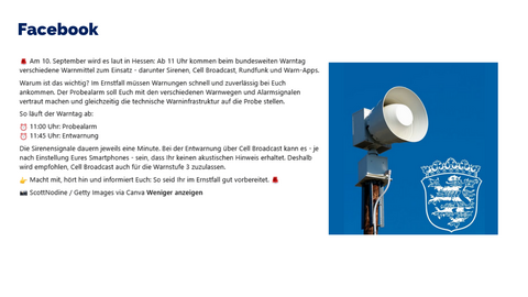 Facebook-Post Archiv KW 37 2026