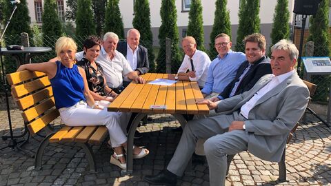 Der Chef der Staatskanzlei, Axel Wintermeyer in Hatzbach Der Chef der Staatskanzlei, Axel Wintermeyer in Hatzbach